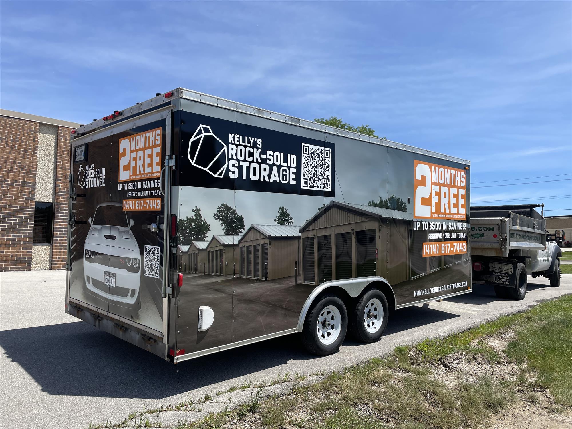 Rock Solid Box Trailer Wrap